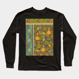 Art Nouveau Botanical Patterns Long Sleeve T-Shirt